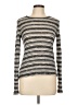 Bailey 44 Stripes Silver Turtleneck Sweater Size L - photo 1