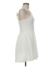 Junk Solid Ivory Cocktail Dress Size M - photo 4