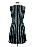 BCBGMAXAZRIA 100% Polyester Graphic Teal Cocktail Dress Size L - photo 2