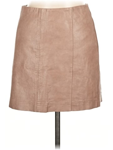She + Sky Faux Leather Skirt (view 1)