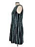 BCBGMAXAZRIA 100% Polyester Graphic Teal Cocktail Dress Size L - photo 5