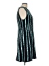 BCBGMAXAZRIA 100% Polyester Graphic Teal Cocktail Dress Size L - photo 4