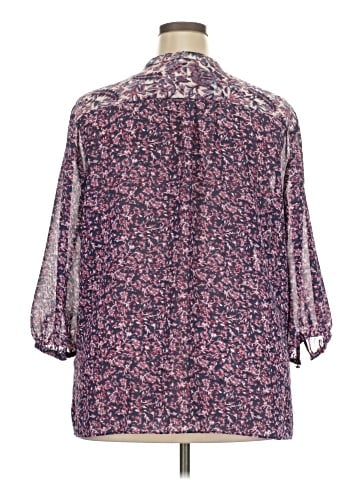 Chaps 3/4 Sleeve Blouse (view 2)