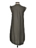 Splendid Solid Gray Casual Dress Size S - photo 2