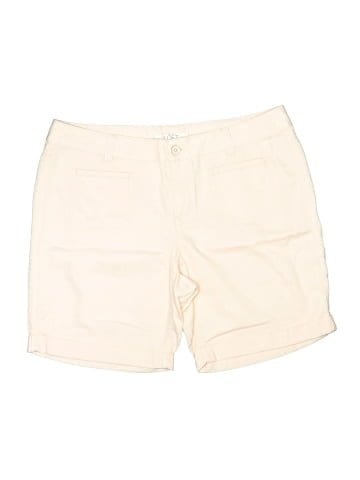 Ann Taylor LOFT Khaki Shorts (view 1)