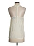 Topshop 100% Polyester Ivory Tank Top Size 4 - photo 2