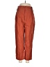 Zara Orange Linen Pants Size M - photo 1