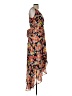 ModCloth 100% Polyester Floral Orange Cocktail Dress Size M - photo 4