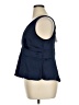 Ann Taylor LOFT Blue Sleeveless Blouse Size 14 - photo 5
