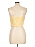 LA Hearts 100% Polyester Gold Sleeveless Blouse Size L - photo 2