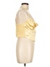LA Hearts 100% Polyester Gold Sleeveless Blouse Size L - photo 4