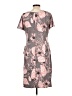 Robbie Bee Print Gray Casual Dress Size L - photo 2