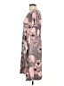 Robbie Bee Print Gray Casual Dress Size L - photo 5