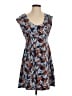 L.L.Bean Print Blue Casual Dress Size XS (petite) - photo 1