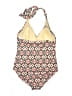 Merona Print Ivory One Piece Swimsuit Size XL - photo 2