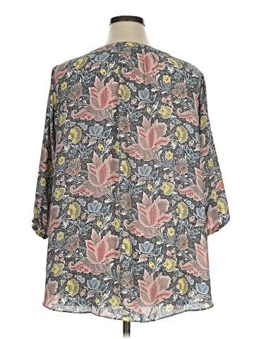 T Tahari 3/4 Sleeve Blouse (view 2)
