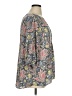T Tahari Floral Gray 3/4 Sleeve Blouse Size 1X - photo 4