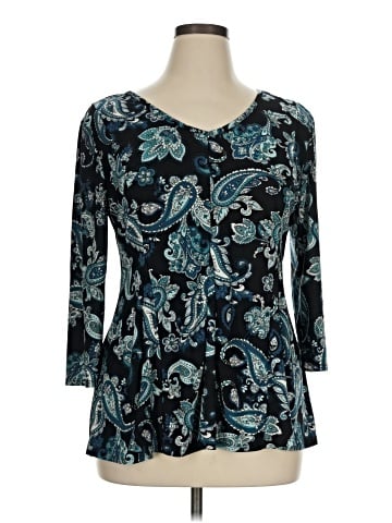 Roz & Ali 3/4 Sleeve Top (view 1)
