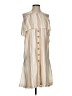 L Space 100% Viscose Stripes Tan Casual Dress Size S - photo 1