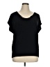 Roz & Ali Black Short Sleeve Top Size XL - photo 1