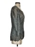Lucca Couture 100% Silk Silver Gray 3/4 Sleeve Top Size S - photo 4