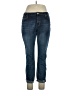 Crown & Ivy Chevron-herringbone Blue Jeans Size 14 - photo 1