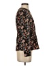 Zara Floral Black Long Sleeve Blouse Size S - photo 4