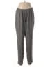 Eileen Fisher 100% Silk Chevron-herringbone Gray Silk Pants Size M - photo 1
