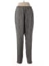 Eileen Fisher 100% Silk Chevron-herringbone Gray Silk Pants Size M - photo 2