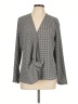 Nine West 100% Polyester Houndstooth Gray Blazer Size L - photo 1