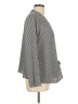 Nine West 100% Polyester Houndstooth Gray Blazer Size L - photo 4