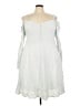 Torrid 100% Polyester White Casual Dress Size 3X Plus (3) - photo 1
