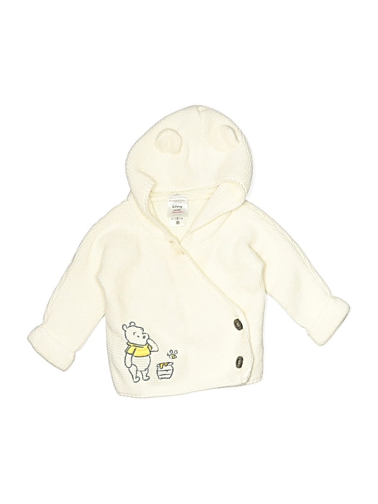 Pre-owned Hanna Andersson Kids' Cardigan Sweater In Ivory