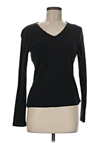 Lizwear by Liz Claiborne Long Sleeve Top (view 1)