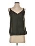 ASOS 100% Polyester Green Sleeveless Blouse Size 2 - photo 1