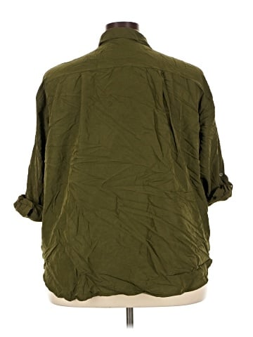 Old Navy 3/4 Sleeve Button-Down Shirt (view 2)