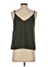 ASOS 100% Polyester Green Sleeveless Blouse Size 2 - photo 2