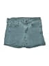 American Eagle Outfitters Teal Denim Shorts Size 4 - photo 1