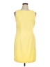 Alyx Solid Yellow Cocktail Dress Size 14 - photo 1