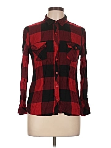 Maison Jules Long Sleeve Button-Down Shirt (view 1)