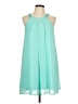 LoveRiche 100% Polyester Solid Teal Cocktail Dress Size L - photo 1