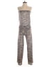 Karina Grimaldi Tweed Gray Tan Jumpsuit Size XS - photo 1