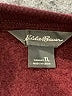 Eddie Bauer 100% Polyester Solid Burgundy Pullover Sweater Size L (tall) - photo 7