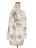 Buffalo by David Bitton 100% Viscose Floral White Short Sleeve Blouse Size XXL - photo 4
