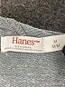 Hanes Gray Zip Up Hoodie Size M - photo 6
