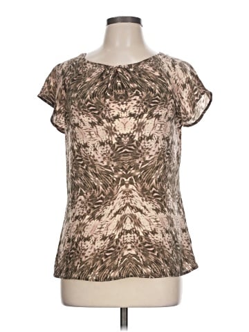 Ann Taylor Factory Short Sleeve Blouse (view 1)
