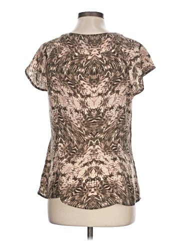 Ann Taylor Factory Short Sleeve Blouse (view 2)