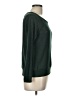 Forever 21 100% Polyester Metallic Green Pullover Sweater Size L (estimated) - photo 4