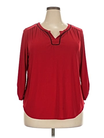 Perseption 3/4 Sleeve Blouse (view 1)