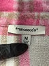 Francesca's 100% Polyester Plaid Pink Jacket Size M - photo 6